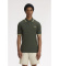 Comprare Fred Perry Polo verde con doppia punta
