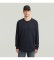 Acheter G-Star T-shirt dos texte brodé ample navy
