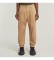 Comprar G-Star Calças bege Chino plissadas Relaxed Tapered