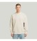 K�p G-Star Sprayed 89 beige sweatshirt