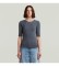 Comprar G-Star Camiseta lavada A-Line Slim Rib azul