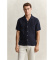 Comprare Gant Camicia in lino a maniche corte blu navy
