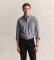 Comprare Gant Camicia in popeline jaspata a righe grigie