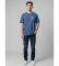 Comprare Gant T-shirt blu con stampa grafica