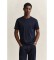 Comprare Gant T-shirt in cotone pima blu navy