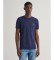Comprare Gant T-shirt in piqué blu scuro
