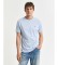 Buy Gant Blue Regular Fit Shield T-shirt