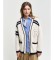 K�p Gant Gant Varsity Cardigan med toppkrage vit