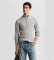Acheter Gant Pull en tricot torsadé demi-zippé gris