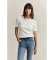 Acheter Gant Pull en coton extensible blanc, au point de maille en huit