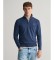 Comprar Gant Pulôver clássico com meio fecho em azul-marinho