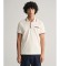 Comprare Gant Polo in piqué con rifiniture bicolore, bianco