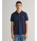Comprare Gant Polo in piqué con scudo dalla vestibilità regolare blu scuro
