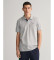 Comprare Gant Polo in piqué grigio a contrasto
