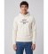 Kopen Gant Grafische Hoodie roomwit