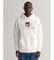 Kopen Gant Archive Shield hoodie gebroken wit