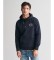 K�p Gant Sweatshirt med huva i liten marinblå design