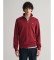 Comprar Gant Sudadera Shield con media cremallera rojo