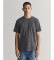 Comprare Gant T-shirt con scudo grigio scuro
