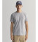 Comprare Gant T-shirt aderente con scudo grigio