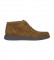 GEOX Errico brown leather loafers