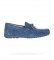 GEOX Tivoli blue leather loafers