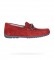 GEOX Tivoli red leather loafers