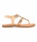 Gioseppo Leather sandals Slave Fern nude