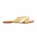 Gioseppo Almon leather sandals white, yellow 