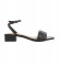 Gioseppo Craibas black leather sandals