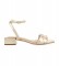 Gioseppo Craibas gold leather sandals