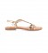Gioseppo Leather sandals Navassa gold