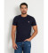 Buy Guess T-shirt logo triangle small navy