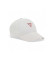 Buy Guess White triangle logo cap
