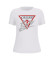 Acheter Guess T-shirt triangle avec perles blanc