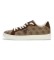 Comprar Guess Zapatillas de Piel Todi marrón