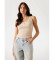 Buy Guess Sleeveless beige ribbed knit top