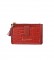 Guy Laroche GL-7506 borsa in pelle rossa -14x9x1,5cm-