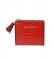 Guy Laroche GL7507 borsellino porta carte in pelle rossa -10,5x9x2cm-