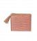 Guy Laroche GL7507 borsellino porta carte in pelle rosa -10,5x9x2cm-