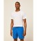 Hackett Solid blue swimming costume