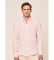 Hackett Linen Fit Slim Shirt pink