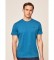 Hackett London Basic T-Shirt Logo Embroidery blue