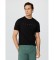 Comprar Hackett London T-shirt com logótipo de ajuste clássico preto