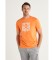HACKETT T-shirt arancione con stampa agrumi
