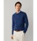 Comprare Hackett London Maglione di lino blu navy