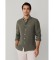 Comprare Hackett London Camicia di lino verde ESS GMD