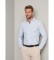 Comprar Hackett London Camisa fit slim texture azul