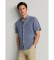 Comprare Hackett London Camicia di lino blu GMD