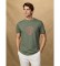 Comprare Hackett London T-shirt verde Heritage Text